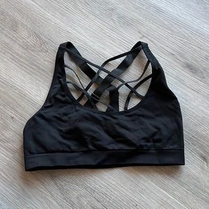 Victoria’s Secret Sport strappy black sports bra
